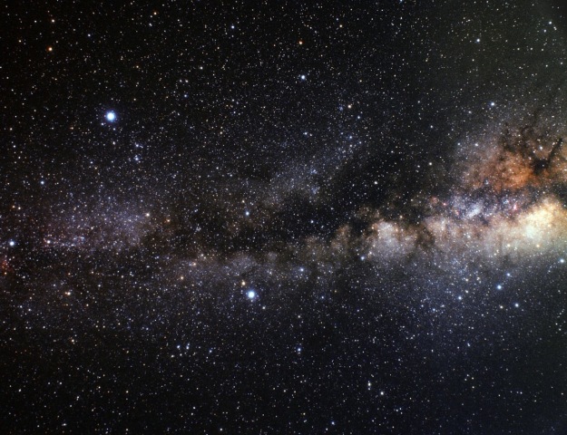 Wide-field view of the Summer Triangle (ground-based image)